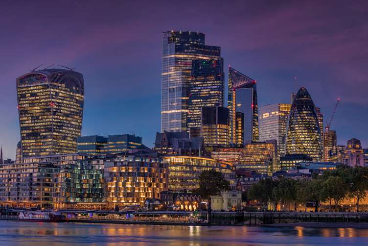 London Night Skyline
